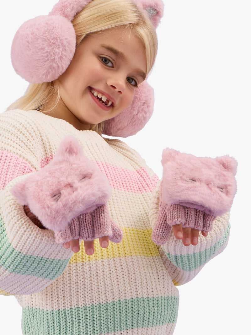 Angels by Accessorize Katzenhandschuhe pink - Britisches Produkt