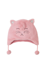 John Lewis Angels by Accessorize Kids' Fluffy Cat Trapper Hat Pink- Buy online at McGrocer