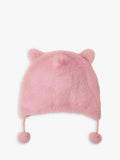 Flauschige Katzen-Trapper-Mütze von Angels by Accessorize für Kinder in Pink, UK-Version