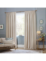 John Lewis Sanderson Hutton Pair Lined Pencil Pleat Curtains (137cm Drop)- Buy online at McGrocer