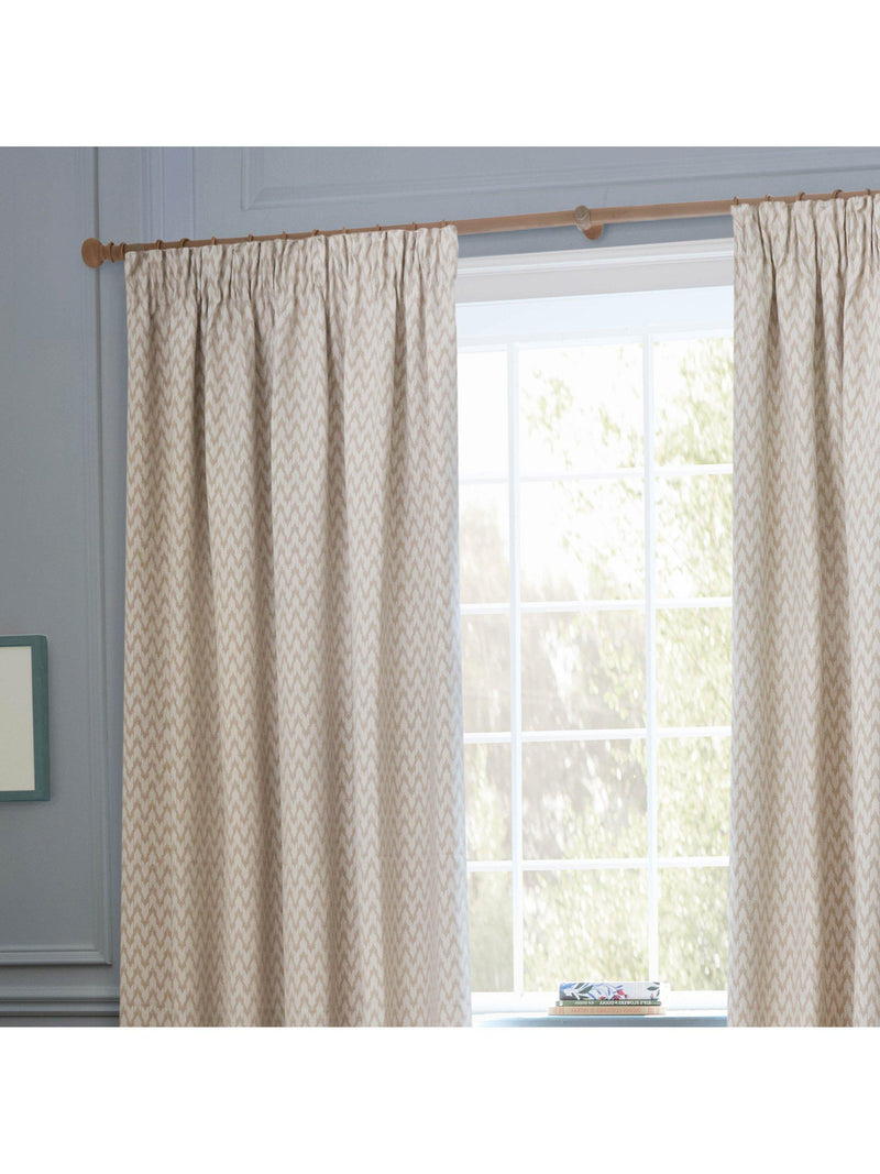 Sanderson Hutton gefütterte Bleistiftfalten-Vorhänge 137x117cm, importiert aus dem Vereinigten Königreich