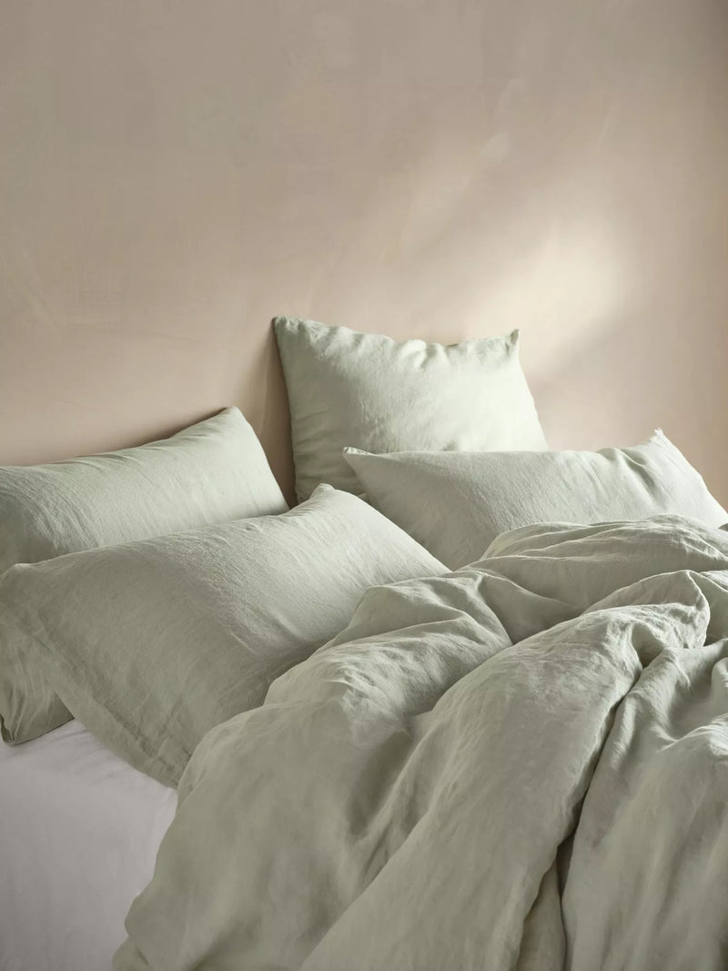 Bedfolk 100% Linen Super King Pillowcase Pair, L75 x W50cm