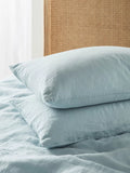 Bedfolk 100% Linen Super King Pillowcase Pair, L75 x W50cm