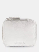 John Lewis Whistles Lotta Leather Mini Jewellery Box, Silver- Buy online at McGrocer