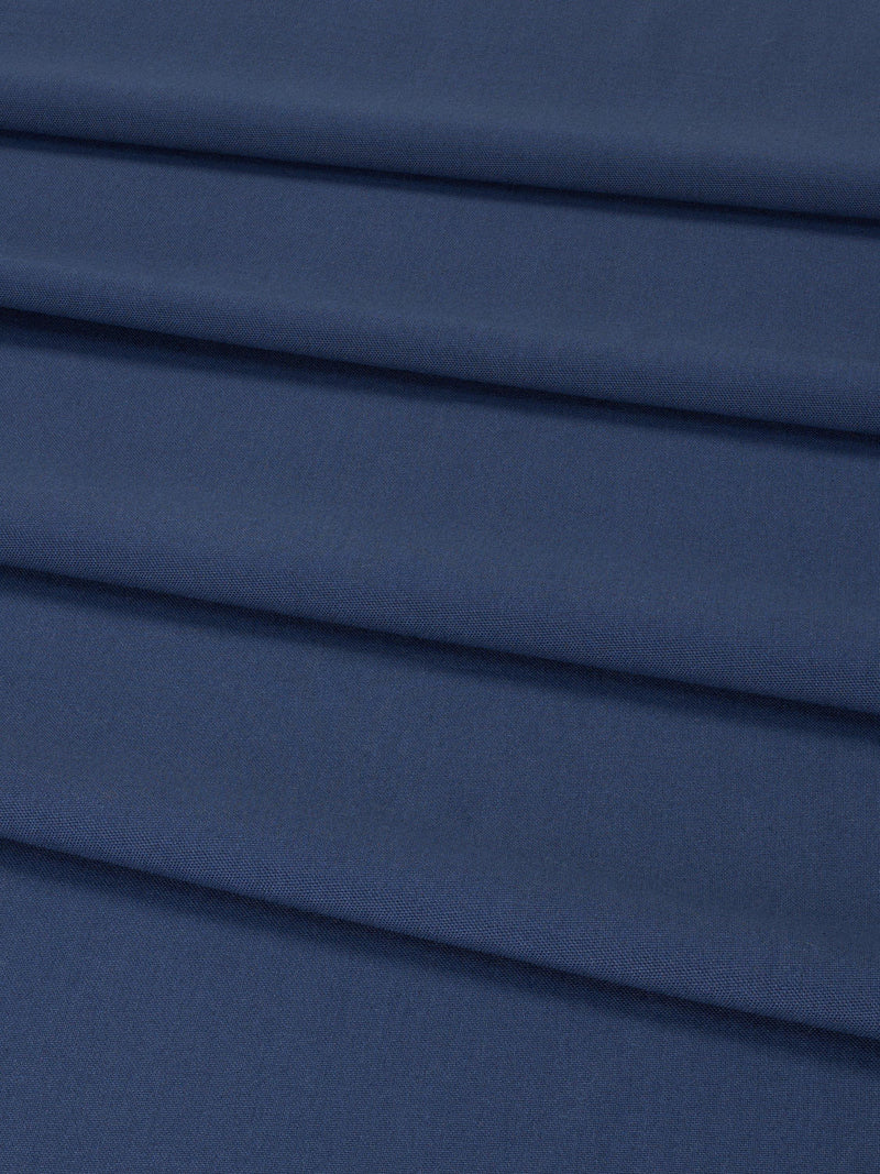 John Lewis Hem Stitch blaue Bio-Baumwoll-Tischdecke 140x180cm - Britisches Produkt