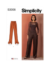 John Lewis Simplicity Misses' Pants Sewing Pattern S3006- Buy online at McGrocer