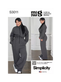 Simplicity misses jumpsuit sewing pattern S3011, UK version