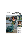 Simplicity water fairy costume sewing pattern S3028, imported from the UK