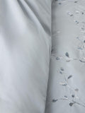 John Lewis Willow Trail bestickte Bettwäsche-Garnitur Doppelbett, importiert aus dem Vereinigten Königreich
