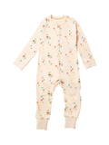 Little Green Radicals Baby Rainbow Balloons Adaptive Onesie, Cream/Multi - 18-24 months