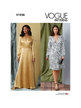 John Lewis Simplicity Vogue Misses' Nightgown Sewing Pattern V1928- Buy online at McGrocer