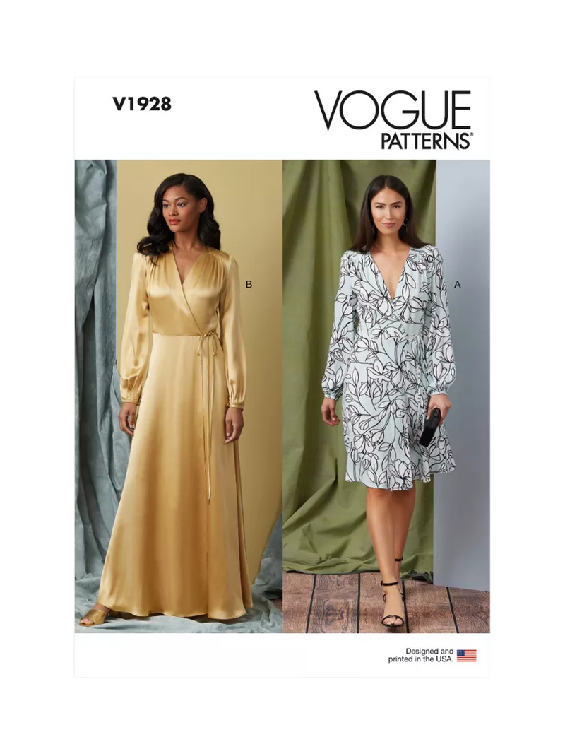 Vogue Nachthemd Näh-Muster V1928 - Britisches Produkt