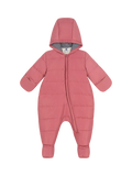Petit Bateau Baby Snowsuit, Rosewood
