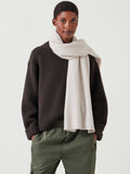 HUSH cashmere scarf plain design 174cm - British product