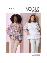 John Lewis Simplicity Vogue Misses' Baby Doll Tops Sewing Pattern- Buy online at McGrocer