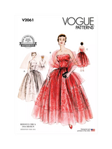 John Lewis Simplicity Vogue Vintage Misses' Dresses and Stole Sewing Pattern V2061- Buy online at McGrocer
