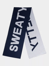 John Lewis Sweaty Betty Jacquard Scarf Navy Blue- Buy online at McGrocer