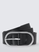 John Lewis John Lewis Fine Oval Silver Belt Black- Buy online at McGrocer