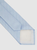 Reiss silk blend light blue textured tie (British brand)