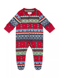Chelsea Peers Baby Fair Isle Sleepsuit, Red - McGrocer
