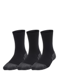 Under Armour kids performance socks pack of 3 black, UK version
