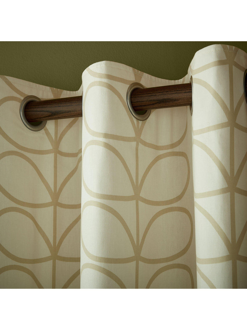 Orla Kiely Linear Stem eyelet curtains 117x137cm (British brand)