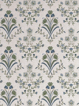 John Lewis John Lewis Tulipa Embroidered Pencil Pleat Pair Lined Curtains, Lake Blue, 137cm Drop- Buy online at McGrocer