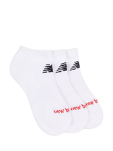 John Lewis New Balance Kids' Everyday Trainer Socks, Bright White, Pack of 3- Buy online at McGrocer