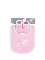 John Lewis New Balance Bib and Booties Set, Lilac Sachet- Buy online at McGrocer
