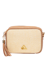 John Lewis Hay Life x Elie Beaumont Straw Camera Bag Natural/Brown- Buy online at McGrocer