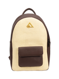 Hay Life Straw Backpack Dark Brown Natural, UK version