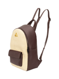 Hay Life Straw Backpack Dark Brown Natural, UK version
