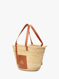 Hay Life straw tote bag natural palm grass, UK version