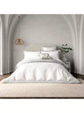 Bedeck of Belfast Cotton Duvet Cover White Multi Double - British product