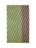 Mapoésie Diagonal Cotton Hand Towel 90 x 50cm, imported from the UK