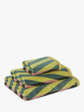 Mapoésie Diagonal Cotton Hand Towel 90 x 50cm, imported from the UK