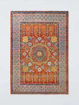 John Lewis Gooch Luxury Mamluk Traditional Pure Wool Rug, Red/Blue 240x170cm- Buy online at McGrocer