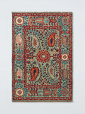 Gooch Luxury Suzani pure wool rug pink pale blue (British brand)