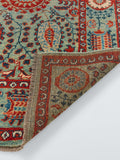 Gooch Luxury Suzani pure wool rug pink pale blue (British brand)