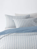 John Lewis pure cotton stripe duvet cover set double, imported from the UK