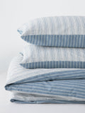 John Lewis pure cotton stripe duvet cover set double, imported from the UK