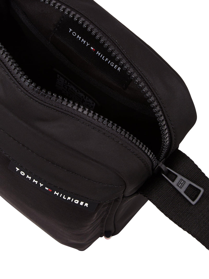 Tommy Hilfiger mini reporter bag black cross body, imported from the UK