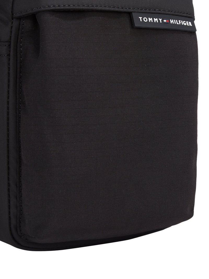 Tommy Hilfiger mini reporter bag black cross body, imported from the UK
