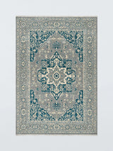 John Lewis Gooch Luxury Zeigler Wool Rich Rug, Blue, 180 x 120 cm- Buy online at McGrocer