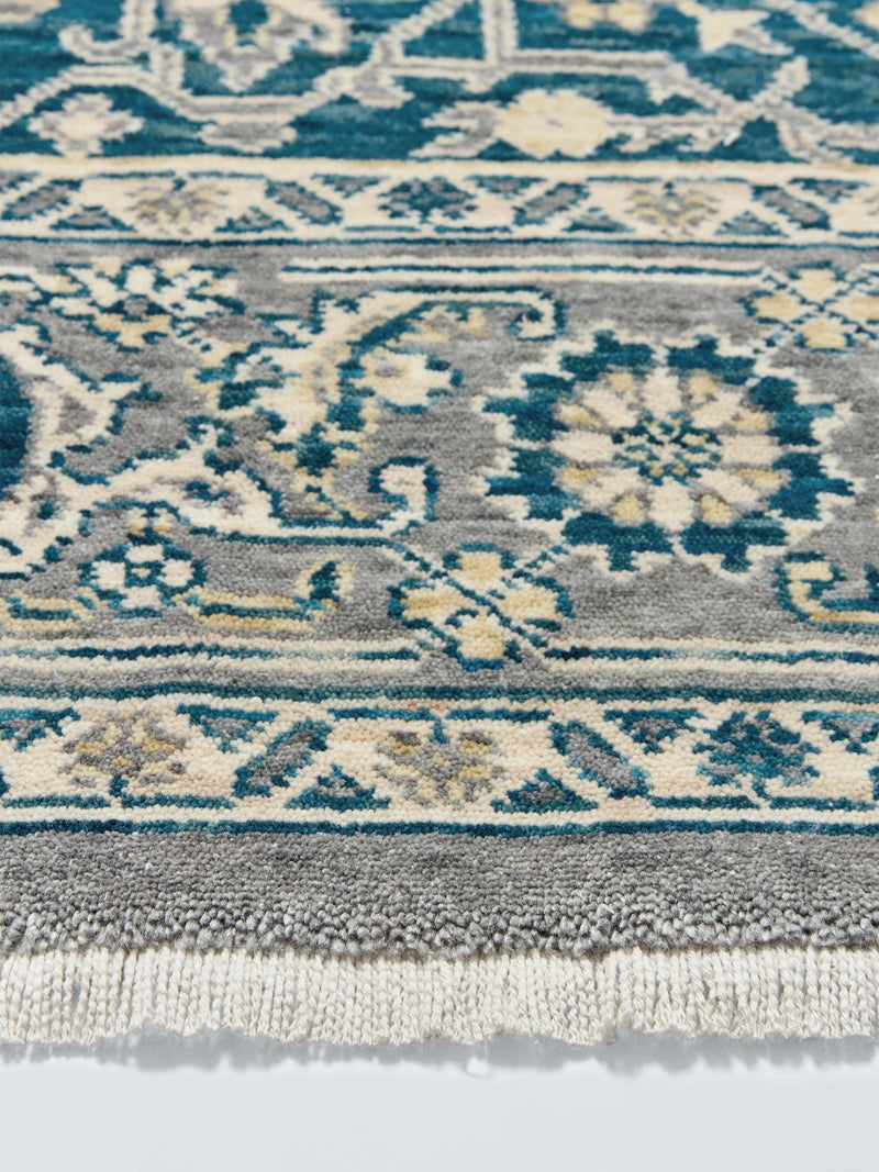 Gooch Luxury wool-rich rug blue 180x120 cm, imported from the UK