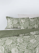 John Lewis John Lewis x Sanderson Cantaloupe Double Duvet Cover Set- Buy online at McGrocer