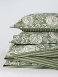 John Lewis Sanderson duvet cover set double cantaloupe pattern - British product
