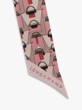 Longchamp silk headband Ballerina 120cm, imported from the UK