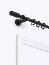 John Lewis John Lewis Fixed Metal Curtain Pole Kit with Barrel Finial 28mm- Buy online at McGrocer