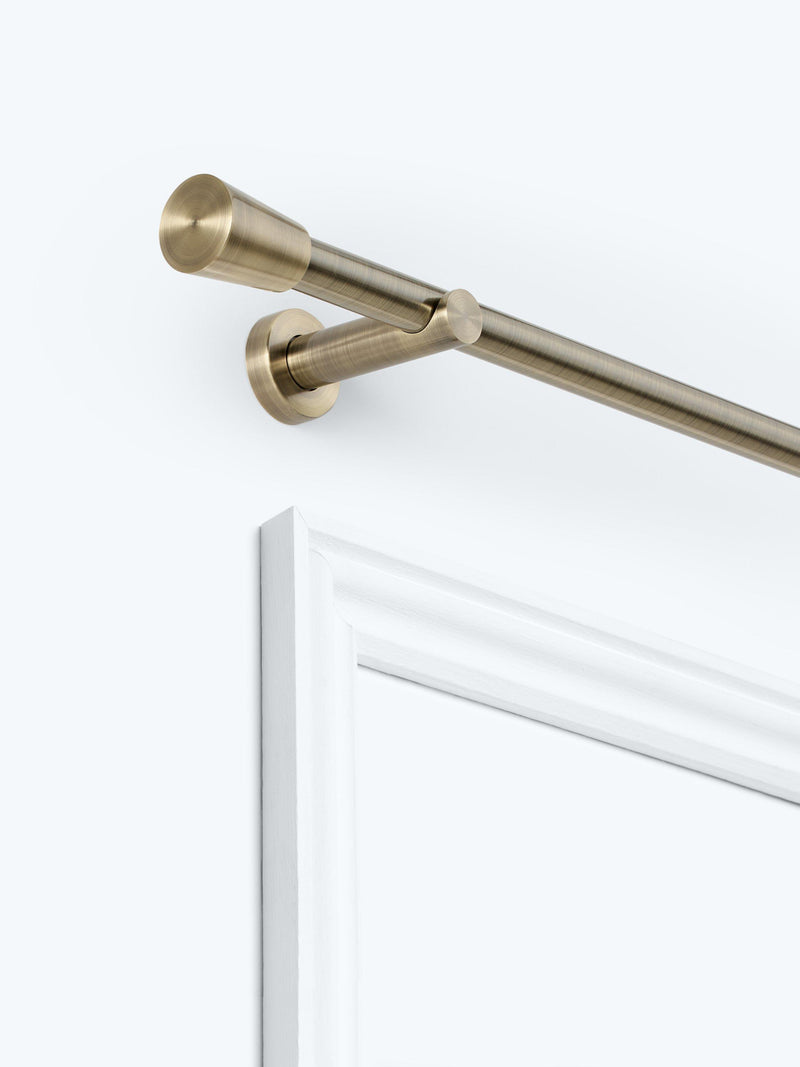 John Lewis curtain pole kit antique brass 28mm, UK version